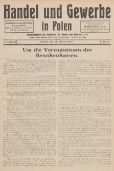 Handel und Gewerbe : Nachrichtenblatt des Verbandes für Handel und Gewerbe. Jg.5, 1930, nr 20