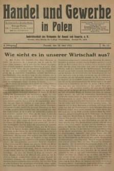 Handel und Gewerbe : Nachrichtenblatt des Verbandes für Handel und Gewerbe. Jg.6, 1931, nr 12