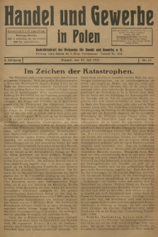 Handel und Gewerbe : Nachrichtenblatt des Verbandes für Handel und Gewerbe. Jg.6, 1931, nr 14