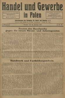 Handel und Gewerbe : Nachrichtenblatt des Verbandes für Handel und Gewerbe. Jg.6, 1931, nr 20