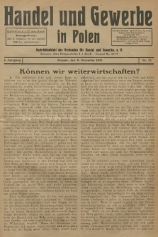 Handel und Gewerbe : Nachrichtenblatt des Verbandes für Handel und Gewerbe. Jg.6, 1931, nr 23