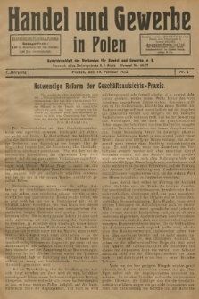 Handel und Gewerbe : Nachrichtenblatt des Verbandes für Handel und Gewerbe. Jg.7, 1932, nr 2