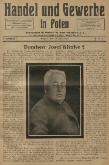 Handel und Gewerbe : Nachrichtenblatt des Verbandes für Handel und Gewerbe. Jg.7, 1932, nr 3