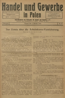 Handel und Gewerbe : Nachrichtenblatt des Verbandes für Handel und Gewerbe. Jg.7, 1932, nr 10