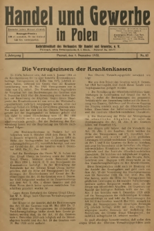 Handel und Gewerbe : Nachrichtenblatt des Verbandes für Handel und Gewerbe. Jg.7, 1932, nr 12