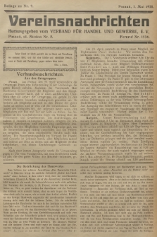 Vereinsnachrichten : herausgegeben vom Verband für Handel und Gewerbe. 1928, Beilage zu nr 9