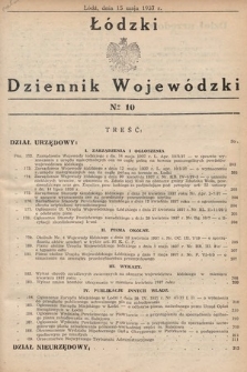 Łódzki Dziennik Wojewódzki. 1937, nr 10