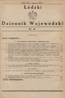 Łódzki Dziennik Wojewódzki. 1937, nr 11