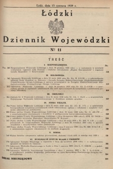 Łódzki Dziennik Wojewódzki. 1939, nr 11