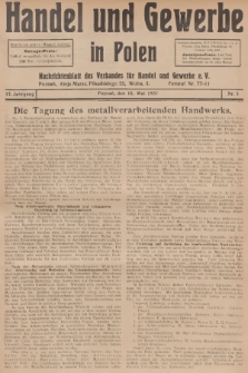 Handel und Gewerbe in Polen : Nachrichtenblatt des Verbandes für Handel und Gewerbe. Jg.12, 1937, nr 5