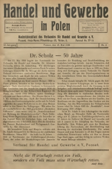 Handel und Gewerbe in Polen : Nachrichtenblatt des Verbandes für Handel und Gewerbe. Jg.13, 1938, nr 5