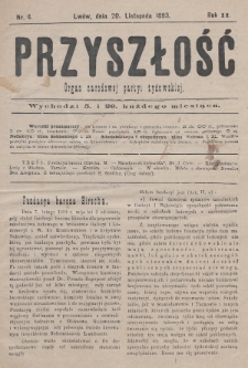 Przyszłość : organ narodowej partyi żydowskiej. R.2 (1893/1894), nr 4