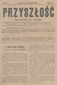 Przyszłość : organ narodowej partyi żydowskiej. R.2 (1893/1894), nr 6