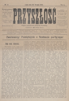 Przyszłość : organ narodowej partyi żydowskiej. R.3 (1894/1895), nr 5