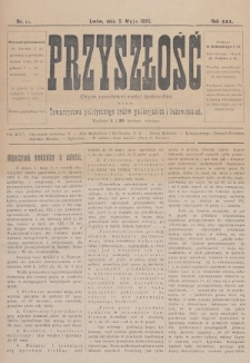 Przyszłość : organ narodowej partyi żydowskiej oraz Towarzystwa politycznego żydów galicyjskich i bukowińskich. R.3 (1894/1895), nr 14