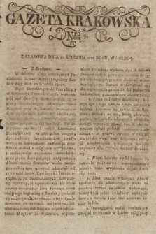 Gazeta Krakowska. 1822, nr 9