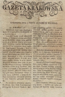 Gazeta Krakowska. 1822, nr 22