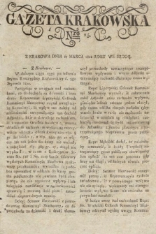 Gazeta Krakowska. 1822, nr 25