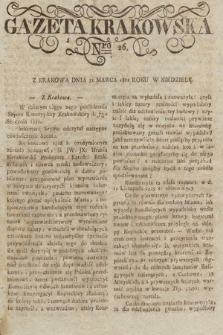Gazeta Krakowska. 1822, nr 26