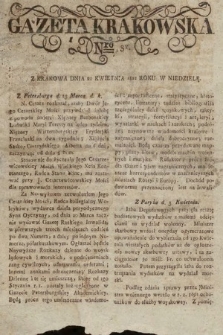 Gazeta Krakowska. 1822, nr 32