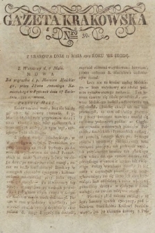 Gazeta Krakowska. 1822, nr 39