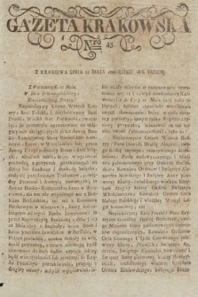 Gazeta Krakowska. 1822, nr 43