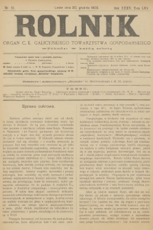 Rolnik : organ c. k. galicyjskiego Towarzystwa gospodarskiego. R.35, T.65, 1902, nr 51