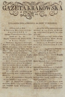 Gazeta Krakowska. 1822, nr 44