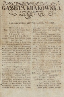 Gazeta Krakowska. 1822, nr 45