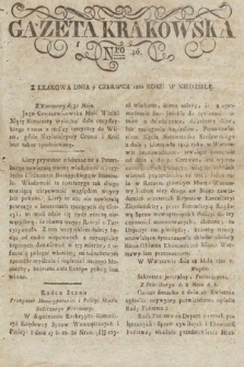 Gazeta Krakowska. 1822, nr 46