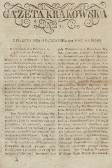Gazeta Krakowska. 1822, nr 83