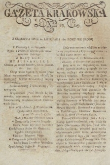 Gazeta Krakowska. 1822, nr 93