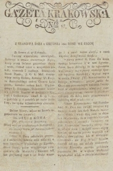 Gazeta Krakowska. 1822, nr 97