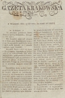 Gazeta Krakowska. 1822, nr 101