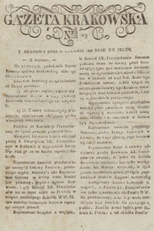 Gazeta Krakowska. 1822, nr 103