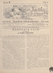 Kwiaty Powieściowe : tygodnik belletrystyczny. 1886, nr 7