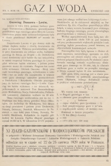 Gaz i Woda. R.9, 1929, nr 4