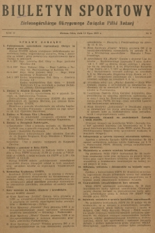 Biuletyn Sportowy Zielonogórskiego Okręgowego Związku Piłki Nożnej. R.2, 1957, nr 5