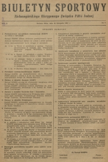 Biuletyn Sportowy Zielonogórskiego Okręgowego Związku Piłki Nożnej. R.2, 1957, nr 7