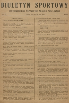 Biuletyn Sportowy Zielonogórskiego Okręgowego Związku Piłki Nożnej. R.4, 1959, nr 2-3