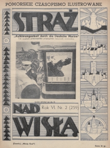 Straż nad Wisłą : pomorskie czasopismo ilustrowane : (dawniej „Młody Gryf”). 1936, nr 2