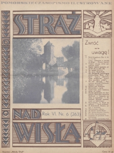 Straż nad Wisłą : pomorskie czasopismo ilustrowane : (dawniej „Młody Gryf”). 1936, nr 6