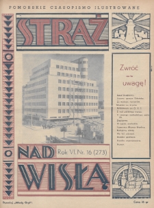Straż nad Wisłą : pomorskie czasopismo ilustrowane : (dawniej „Młody Gryf”). 1936, nr 16