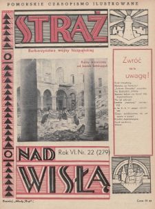 Straż nad Wisłą : pomorskie czasopismo ilustrowane : (dawniej „Młody Gryf”). 1936, nr 22