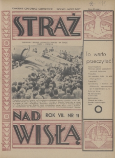 Straż nad Wisłą : pomorskie czasopismo ilustrowane : dawniej „Młody Gryf”. 1937, nr 11