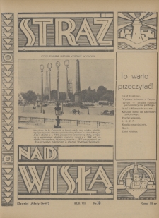 Straż nad Wisłą : (dawniej „Młody Gryf”). 1937, nr 15