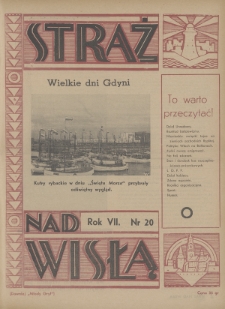 Straż nad Wisłą : (dawniej „Młody Gryf”). 1937, nr 20