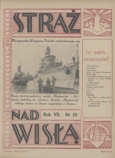 Straż nad Wisłą : (dawniej „Młody Gryf”). 1937, nr 25