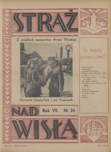 Straż nad Wisłą : (dawniej „Młody Gryf”). 1937, nr 26