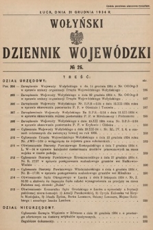 Wołyński Dziennik Wojewódzki. 1934, nr 26